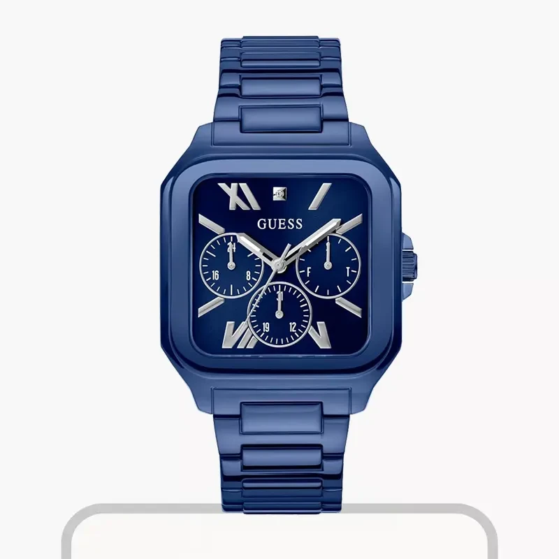 Guess Integrity Blue Trendy Multi-function Men’s Watch- GW0631G3